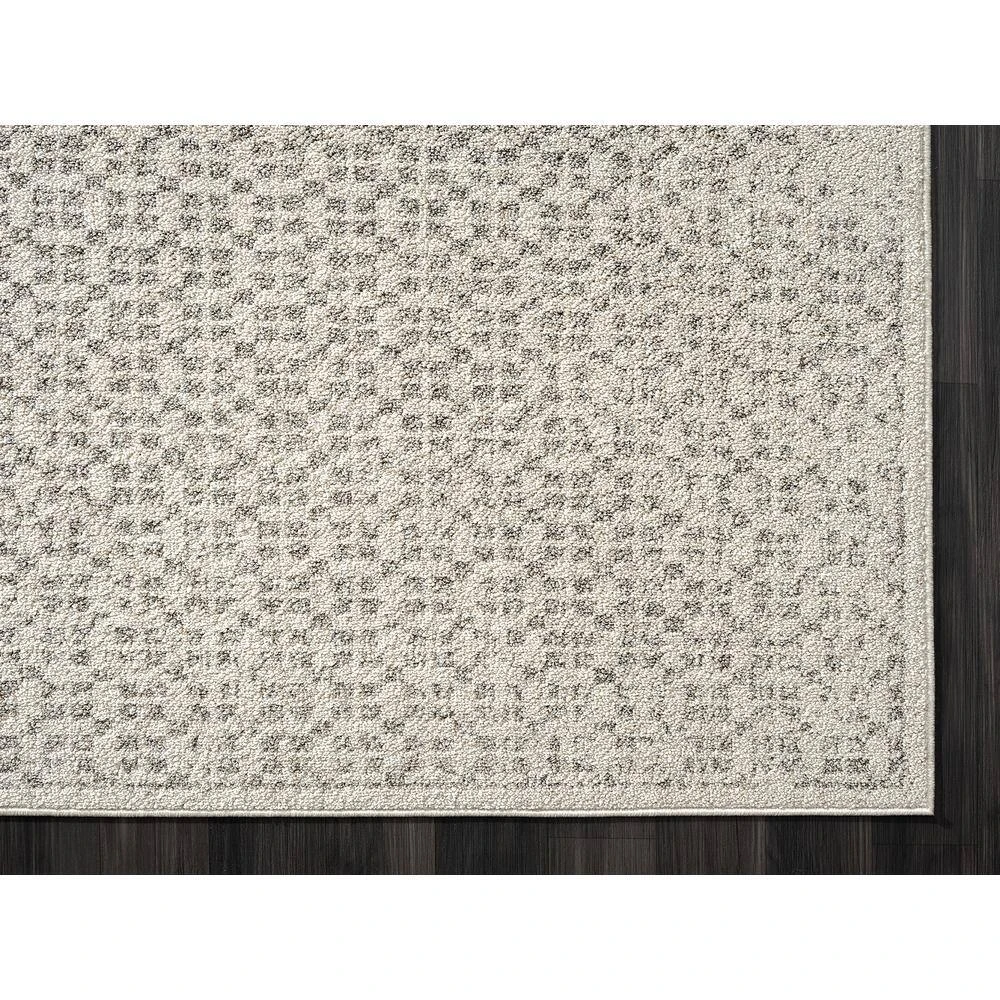 Layla Beige 5 ft. 3 in. x 7 ft. 6 in. Abstract Polypropylene Area Rug by Abani - Image 2