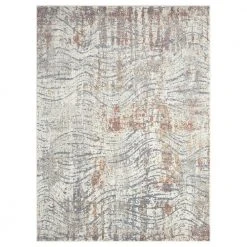 Milas Beige 7 ft. 9 in. x 10 ft. 2 in. Oriental Polypropylene Area Rug by Abani