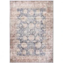 Paloma Beige 6 ft. x 9 ft. Oriental Polyester Area Rug by Abani