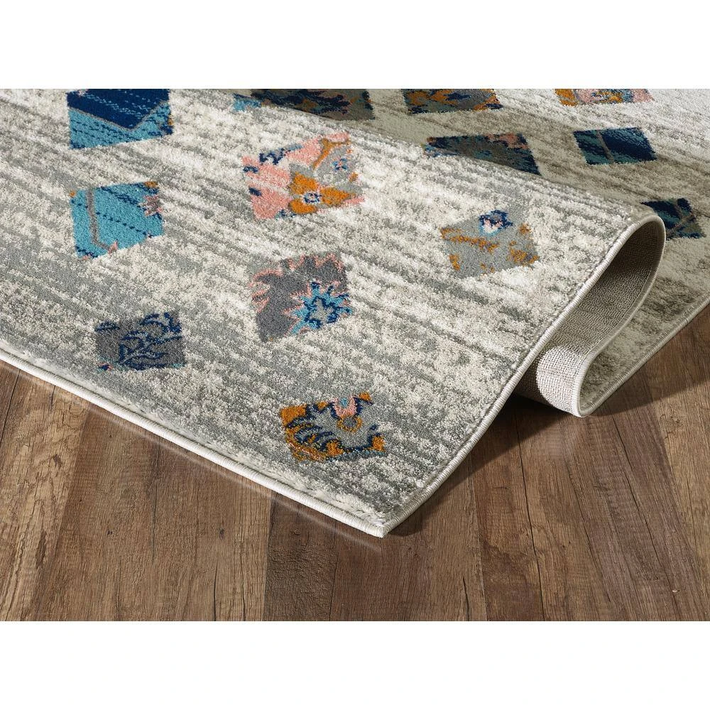 Porto Beige 7 ft. 9 in. x 10 ft. 2 in. Polka Dot Polypropylene Area Rug by Abani - Image 5