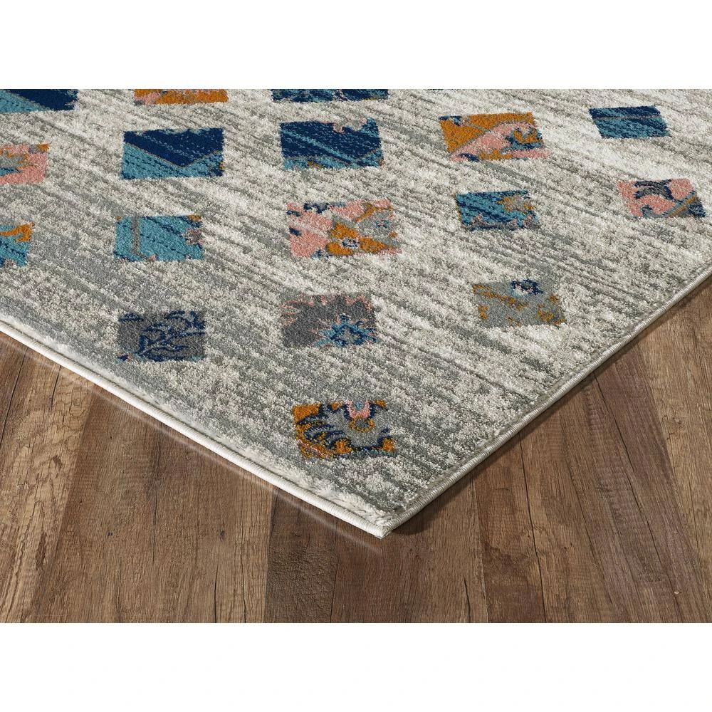 Porto Beige 7 ft. 9 in. x 10 ft. 2 in. Polka Dot Polypropylene Area Rug by Abani - Image 4