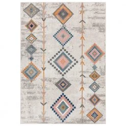 Porto Beige 6 ft. x 9 ft. Abstract Polypropylene Area Rug by Abani