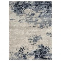 Sedona Beige 7 ft. 9 in. x 10 ft. 2 in. Abstract Polypropylene Area Rug by Abani