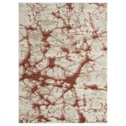 Sedona Beige 7 ft. 9 in. x 10 ft. 2 in. Abstract Polypropylene Area Rug by Abani