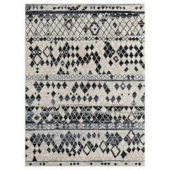 Sedona Blue 7 ft. 9 in. x 10 ft. 2 in. Oriental Polypropylene Area Rug by Abani