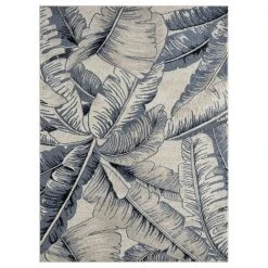 Sedona Blue 7 ft. 9 in. x 10 ft. 2 in. Abstract Polypropylene Area Rug by Abani