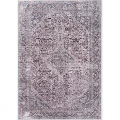 Paloma Brown 2 ft. x 5 ft. Oriental Polyester Area Rug by Abani
