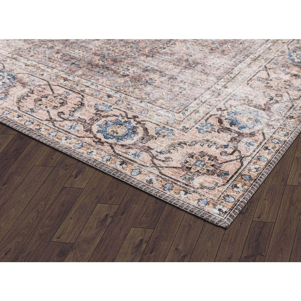 Paloma Brown 2 ft. x 5 ft. Oriental Polyester Area Rug by Abani - Image 5