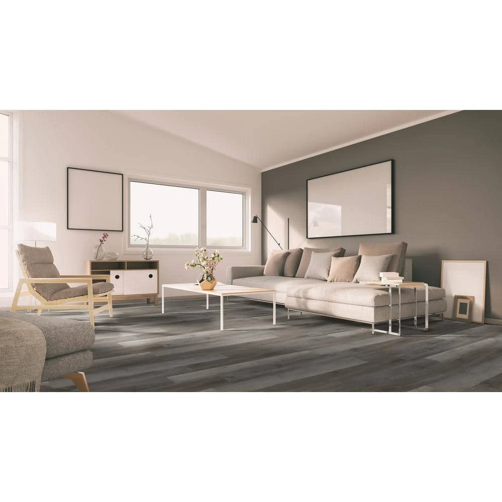 Centennial Prairie 6 in. W x 48 in. Glue-Down Luxury Vinyl Plank Flooring (72 Cases/2592 sq. ft./pallet) by A&A Surfaces - Image 6