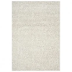 Arto Cream 6 ft. x 9 ft. Abstract Polypropylene Area Rug by Abani