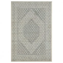 Cabo Cream 4 ft. x 6 ft. Oriental Polypropylene Area Rug by Abani