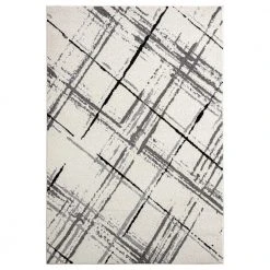 Casa Cream 7 ft. 9 in. x 10 ft. 2 in. Abstract Polypropylene Area Rug by Abani