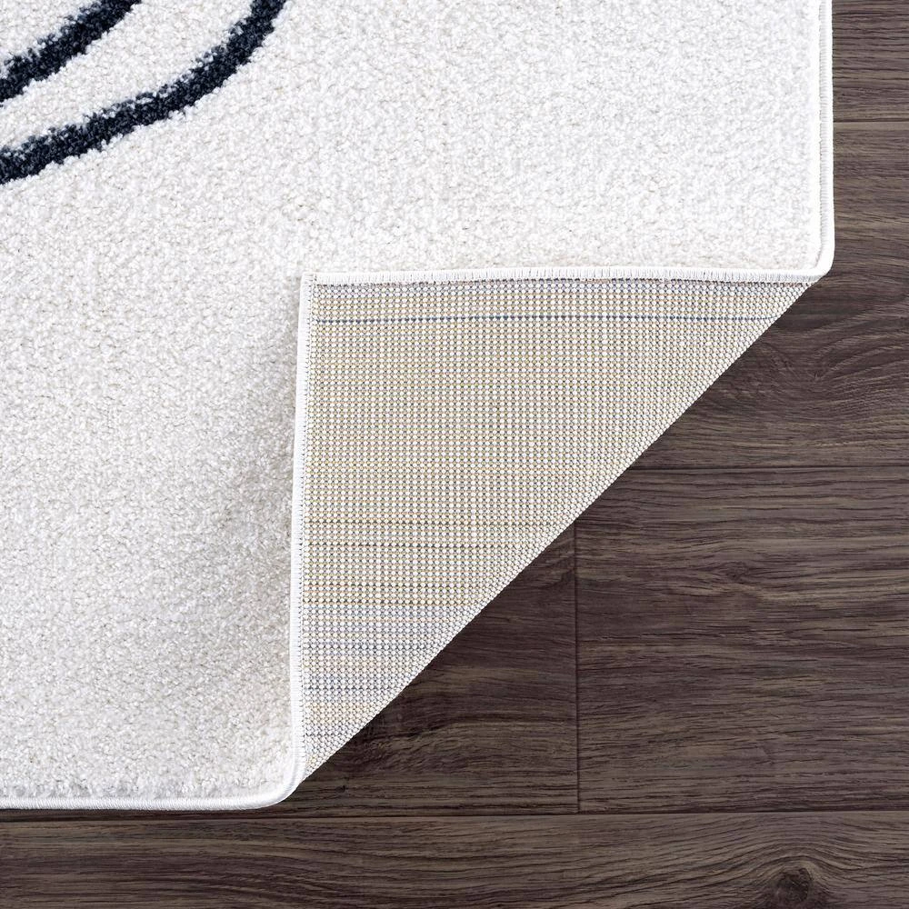 Abani Rugs DECO DEC130A Cream 7 ft. 9 in. x 10 ft. 2 in. Minimalist Geometric Area Rug - Image 4