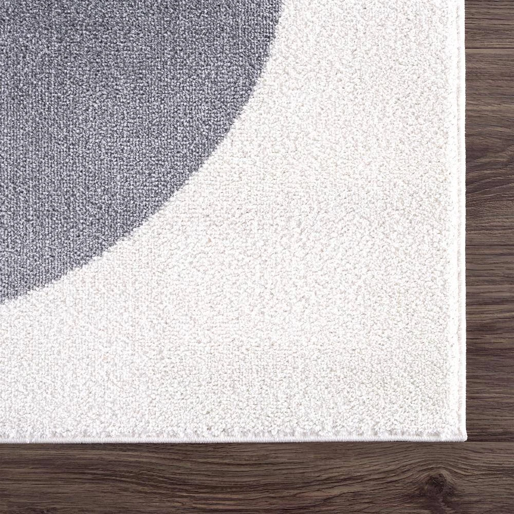 Abani Rugs DECO DEC130A Cream 7 ft. 9 in. x 10 ft. 2 in. Minimalist Geometric Area Rug - Image 8