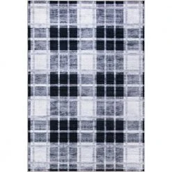 Abani Rugs PAR130A Parker Plaid Cream 7 ft. 9 in. x 10 ft. 2 in. Area Rug