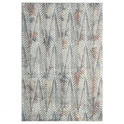 Venus Grey 4 ft. x 6 ft. Abstract Polypropylene Area Rug by Abani