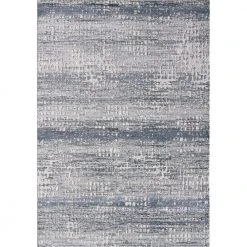 Vista Grey 2 ft. x 8 ft. Abstract Polyester Area Rug by Abani
