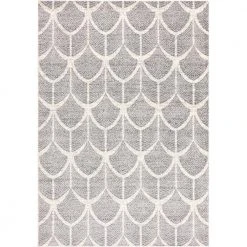 Eden Ivory 3 ft. x 5 ft. Abstract Polypropylene Area Rug by Abani
