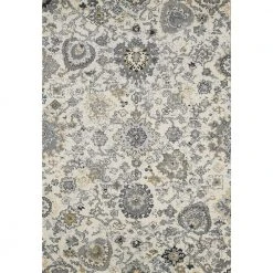 Lennox Ivory 5.3 ft. x 7.6 ft. Abstract Polypropylene Area Rug by Abani