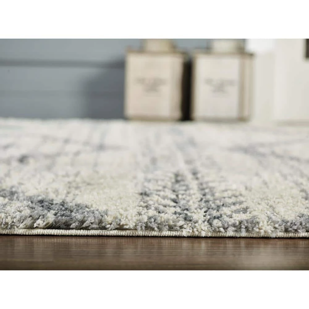 Willow Ivory 6 ft. x 9 ft. Moroccan Polypropylene Area Rug by Abani - Image 6