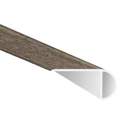Montage Grey 0.75 in. Thick x 2.33 in. Wide x 94 in. Length Luxury Vinyl Overlapping Stair Nose Molding by A&A Surfaces