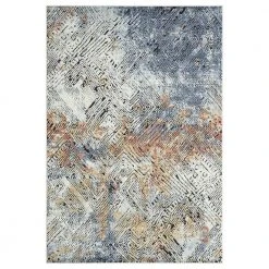 Venus Multi 6 ft. x 9 ft. Abstract Polypropylene Area Rug by Abani