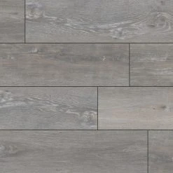 Aubrey Sea Isle Gray 9 in. x 60 in. Rigid Core Luxury Vinyl Plank Flooring (52 cases/1166.88 sq. ft./pallet) by A&A Surfaces