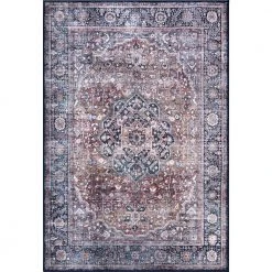 Abani Rugs Lola LOL130A Vintage Terracotta 7 ft. 9 in. x 10 ft. 2 in. Area Rug