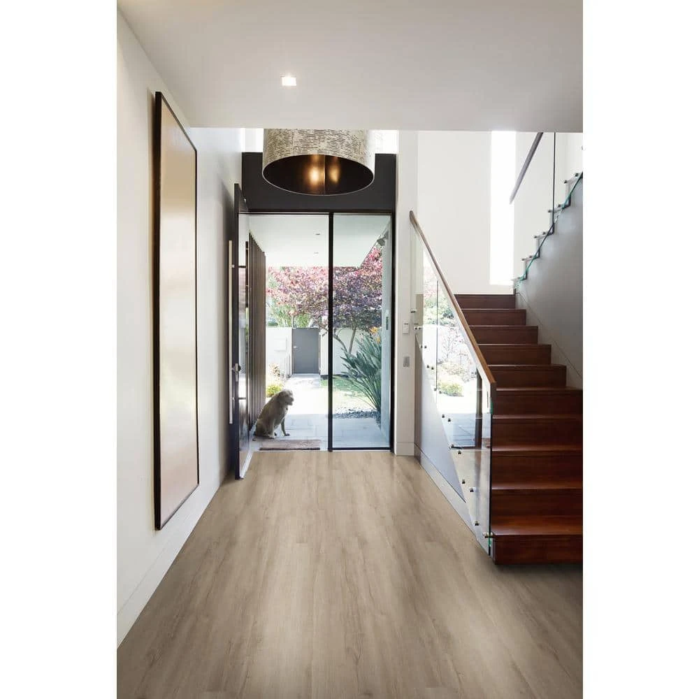 Aubrey Urban Oak 9 in. W x 60 in. L Rigid Core Luxury Vinyl Plank Flooring (22.44 sq. ft./case) by A&A Surfaces - Image 6
