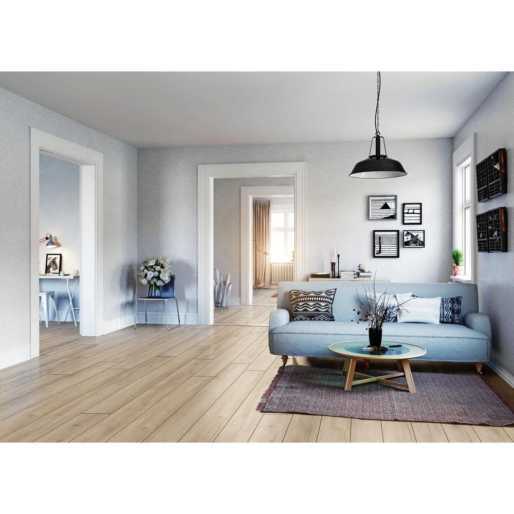 Aubrey Urban Oak 9 in. W x 60 in. L Rigid Core Luxury Vinyl Plank Flooring (22.44 sq. ft./case) by A&A Surfaces - Image 2