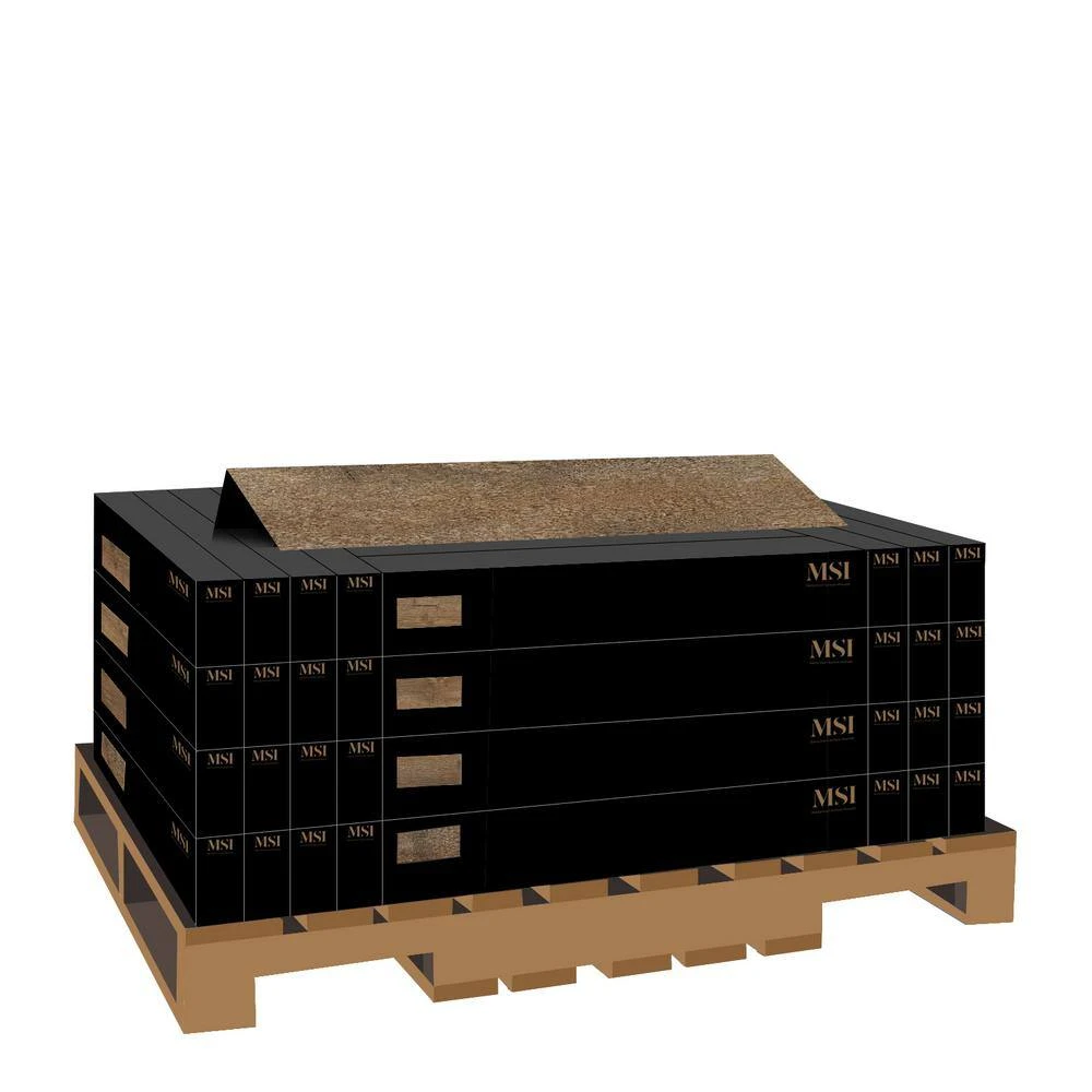 Woodlett Heirloom Oak 6 in. x 48 in. Glue Down Luxury Vinyl Plank Flooring (36 sq. ft. / case) by A&A Surfaces - Image 7